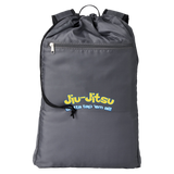 Brazilian Jiu Jitsu Gotta Tap Em All Getaway Cinchback BJJ Backpack Brazilian Jiu Jitsu Gotta Tap Em All Getaway Cinchback BJJ Backpack