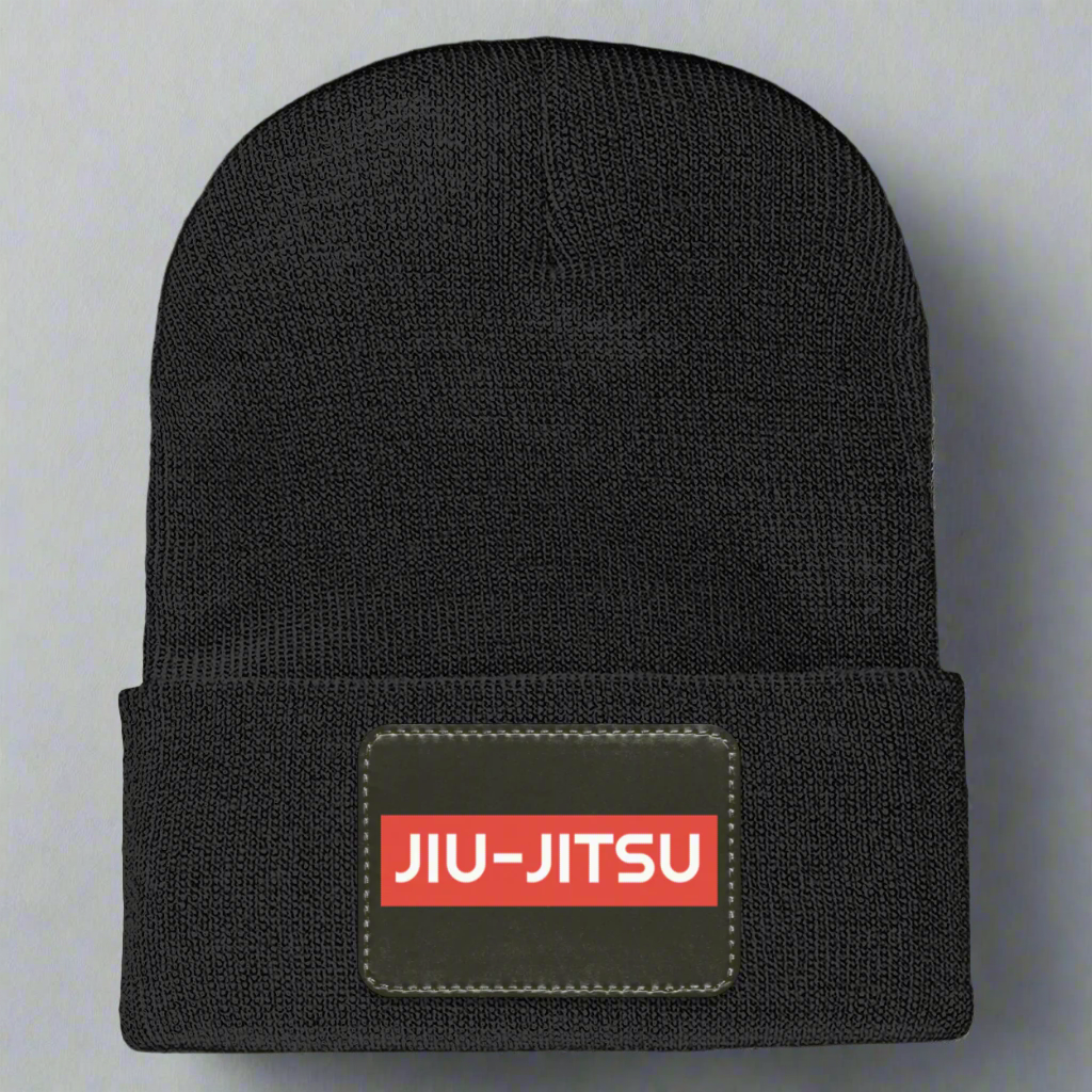 Brazilian Jiu Jitsu Surpassing BJJ Black Cuffed Knit Beanie