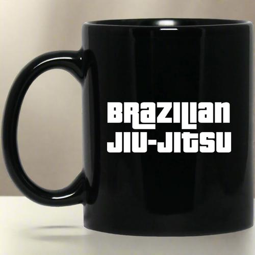 Brazilian Jiu Jitsu BTA5 BJJ 11 oz. Black Mug