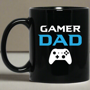 Gamer Dad 11 oz. Black Mug