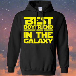 Best Boyfriend In The Galaxy Pullover Hoodie 8 oz.