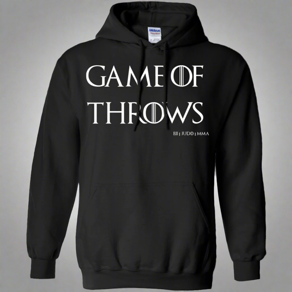 Game Of Throws Brazilian Jiu Jitsu Judo MMA Pullover Hoodie 8 oz.