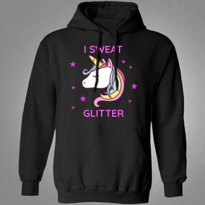 I Sweat Glitter Unicorn Hoodie