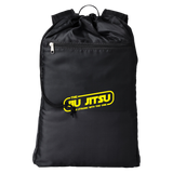 Brazilian Jiu Jitsu The Jiu-Jitsu Is Strong With This One Getaway Cinchback BJJ Backpack Brazilian Jiu Jitsu The Jiu-Jitsu Is Strong With This One Getaway Cinchback BJJ Backpack