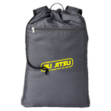 Brazilian Jiu Jitsu The Jiu-Jitsu Is Strong With This One Getaway Cinchback BJJ Backpack Brazilian Jiu Jitsu The Jiu-Jitsu Is Strong With This One Getaway Cinchback BJJ Backpack