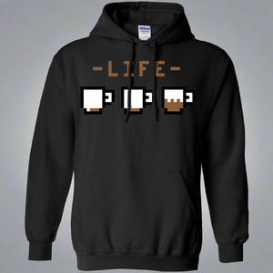 Coffee Is Life Fantasy RPG Pullover Hoodie 8 oz. Coffee Is Life Fantasy RPG Pullover Hoodie 8 oz.