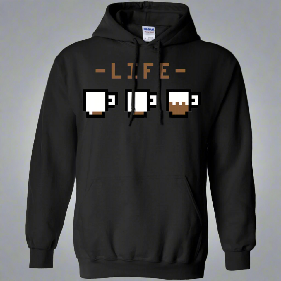 Coffee Is Life Fantasy RPG Pullover Hoodie 8 oz.