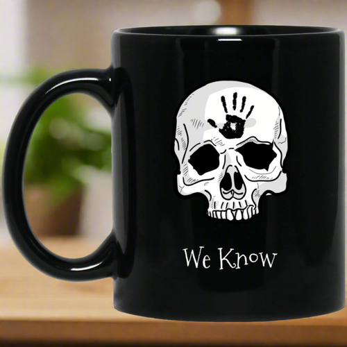 Dark Brotherhood We Know 11 oz. Black Mug