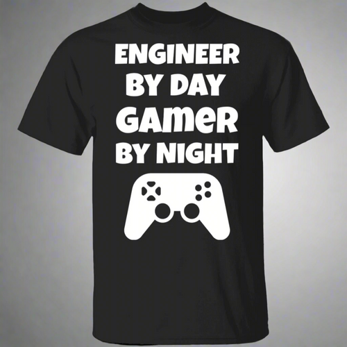 Engineer By Day Gamer By Night T-Shirt