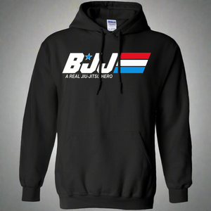 BJJ A Real Jiu Jitsu Hero BJJ Pullover Hoodie 8 oz. BJJ A Real Jiu Jitsu Hero BJJ Pullover Hoodie 8 oz.