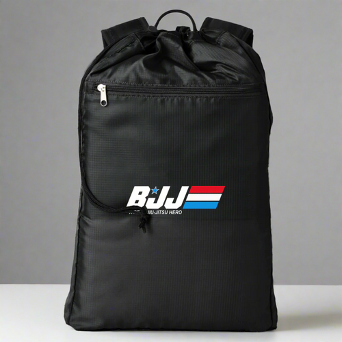 BJJ A Real Jiu Jitsu Hero BJJ Cinchback Backpack