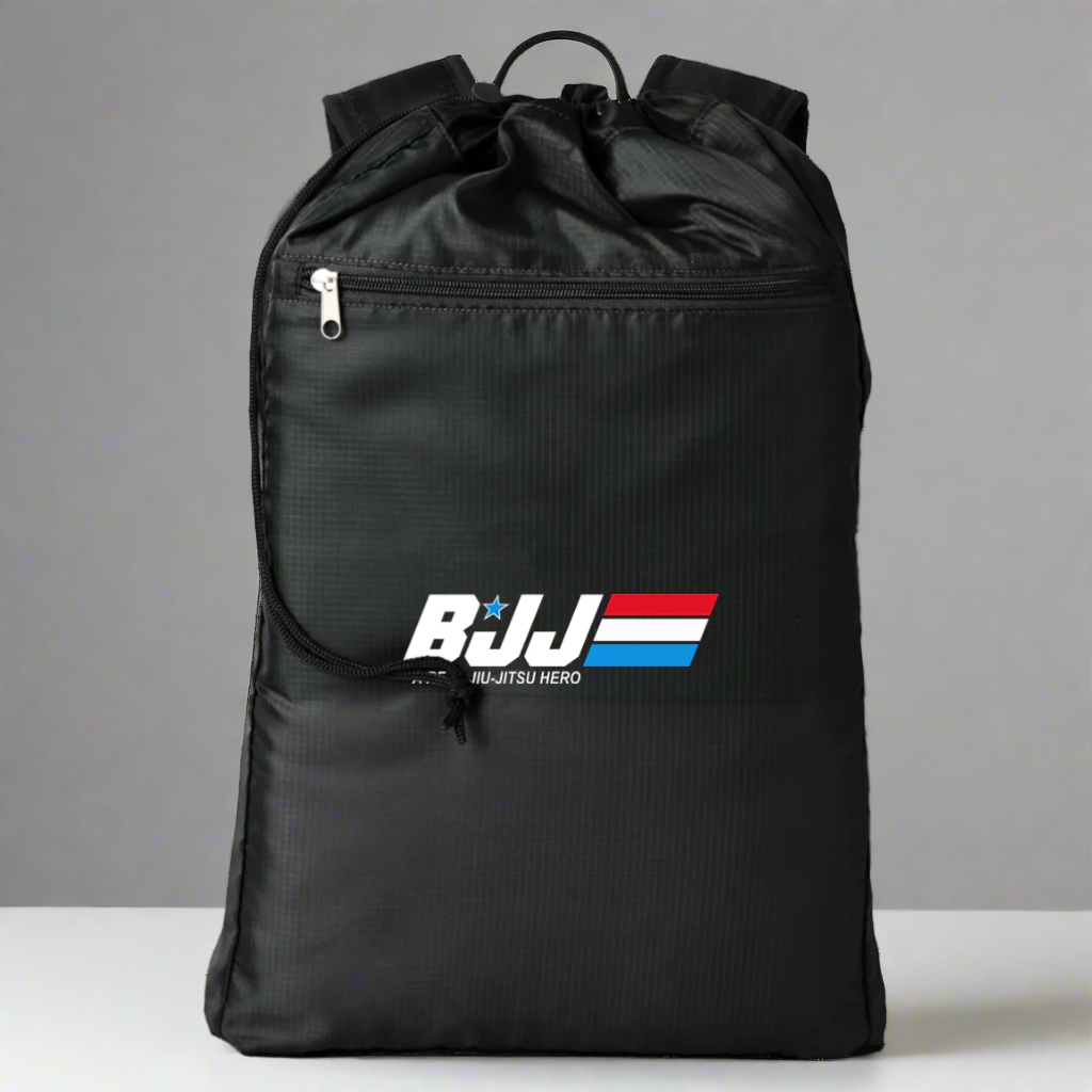 BJJ A Real Jiu Jitsu Hero BJJ Cinchback Backpack