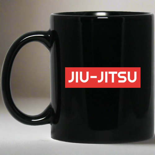 Brazilian Jiu Jitsu Surpassing BJJ 11 oz. Black Mug