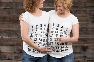 Baby Countdown Maternity T-Shirt | Maternity Tops Baby Countdown Maternity T-Shirt | Maternity Tops