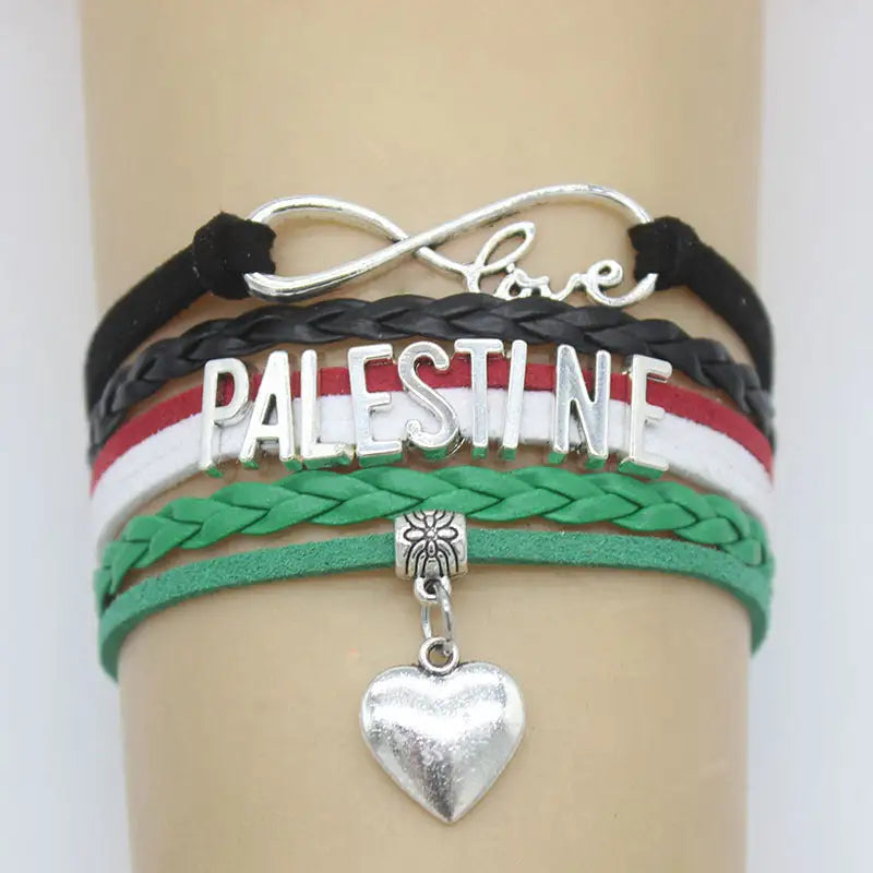 Palestine Love Infinity Bracelet