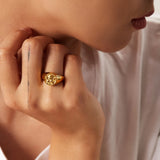 Heart-Shaped Angel Rings for Women Heart-Shaped Angel Rings for Women