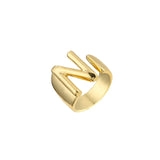 Adjustable Gold Alphabet Ring Adjustable Gold Alphabet Ring