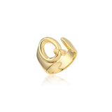 Adjustable Gold Alphabet Ring Adjustable Gold Alphabet Ring