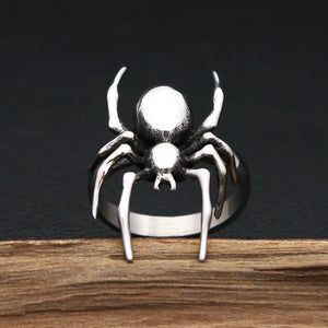 Vintage 316L Stainless Steel Spider Ring | Halloween Goth Spider Ring Vintage 316L Stainless Steel Spider Ring | Halloween Goth Spider Ring