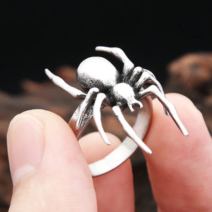 Vintage 316L Stainless Steel Spider Ring | Halloween Goth Spider Ring Vintage 316L Stainless Steel Spider Ring | Halloween Goth Spider Ring