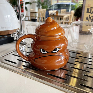 Poop Emoji Ceramic Mug 500ml Creative Coffee Cup | Funny Prank Drinkware Mug for Birthday Christmas Gift Mug Poop Emoji Ceramic Mug 500ml Creative Coffee Cup | Funny Prank Drinkware Mug for Birthday Christmas Gift Mug