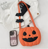 Halloween Pumpkin Crossbody Bag - Novelty Halloween Horror Shoulder Purse for Women Halloween Pumpkin Crossbody Bag - Novelty Halloween Horror Shoulder Purse for Women