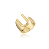 Adjustable Gold Alphabet Ring Adjustable Gold Alphabet Ring