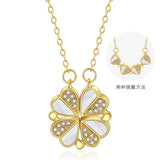 Four Leaf Clover Heart Shape Necklace Four Leaf Clover Heart Shape Necklace