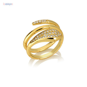 Three-Circle Snake Rings for Women Three-Circle Snake Rings for Women