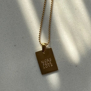 Word Pendant Necklace Word Pendant Necklace