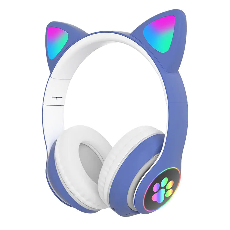 LED Cat Ears Bluetooth 5.0 Headphones | Noise Cancelling Headphones