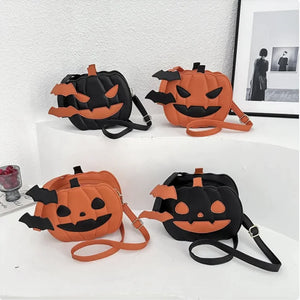 Halloween Pumpkin Crossbody Bag - Novelty Halloween Horror Shoulder Purse for Women Halloween Pumpkin Crossbody Bag - Novelty Halloween Horror Shoulder Purse for Women