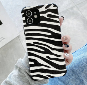 Cow & Zebra iPhone Case | Zebra and Cow Phone Case