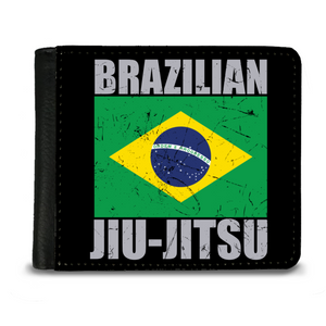 Brazilian Jiu Jitsu Flag 2 BJJ Mens Wallet Brazilian Jiu Jitsu Flag 2 BJJ Mens Wallet