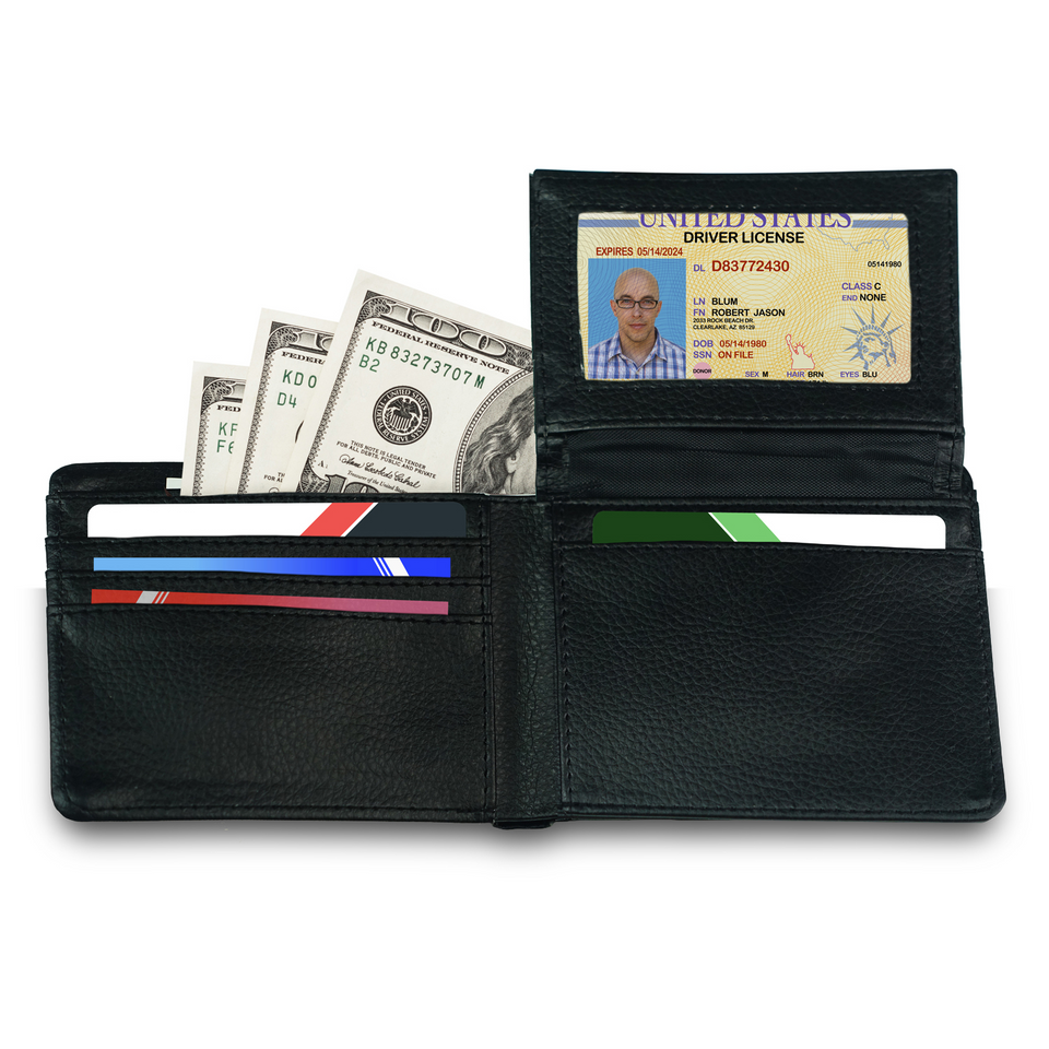 Brazilian Jiu Jitsu Flag 2 BJJ Mens Wallet