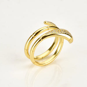 Three-Circle Snake Rings for Women Three-Circle Snake Rings for Women