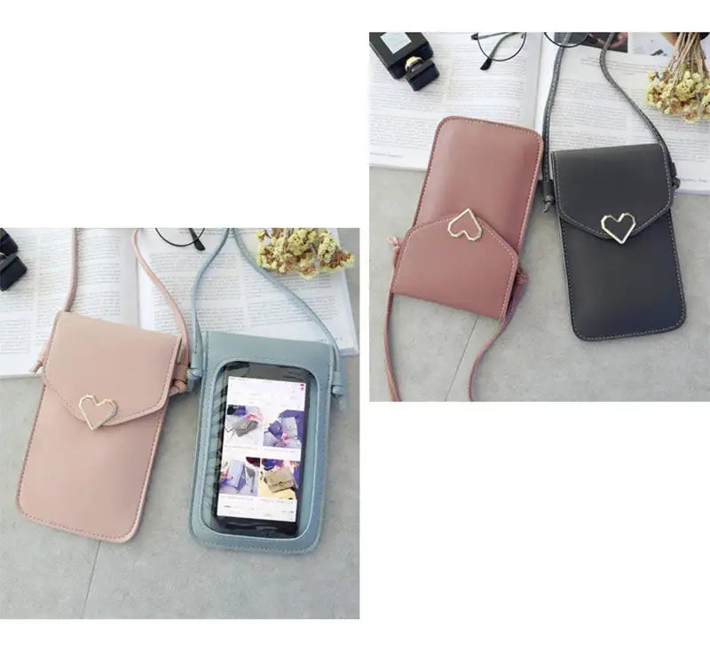 Cute Crossbody Touch Screen Mobile Phone Bag | iPhone Android Samsung Galaxy