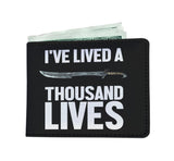 I've Lived A Thousand Lives Fantasy RPG Video Gamer Wallet I've Lived A Thousand Lives Fantasy RPG Video Gamer Wallet