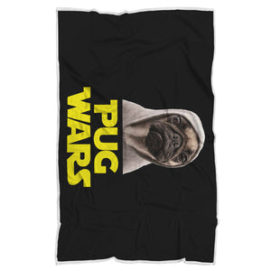 Pug Wars - Pug Blanket Pug Wars - Pug Blanket