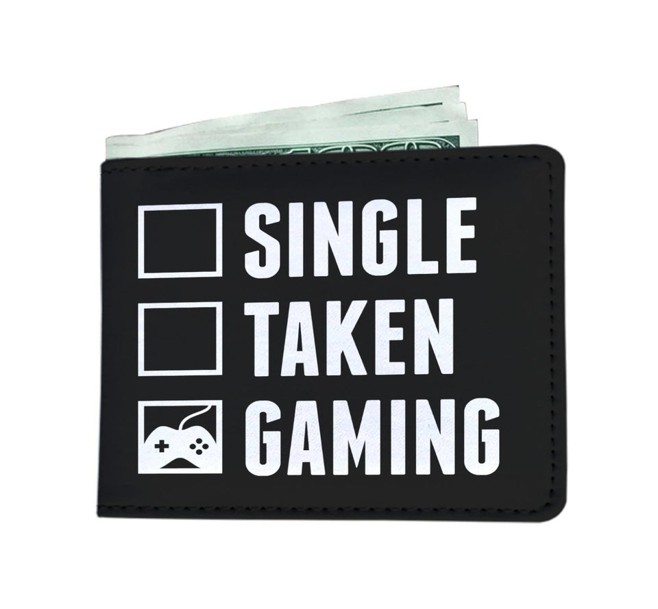 Single Taken Gaming - Video Gamer Mens Wallet