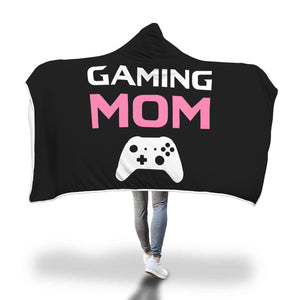 Gaming Mom - Video Game Mom Hooded Blanket Gaming Mom - Video Game Mom Hooded Blanket