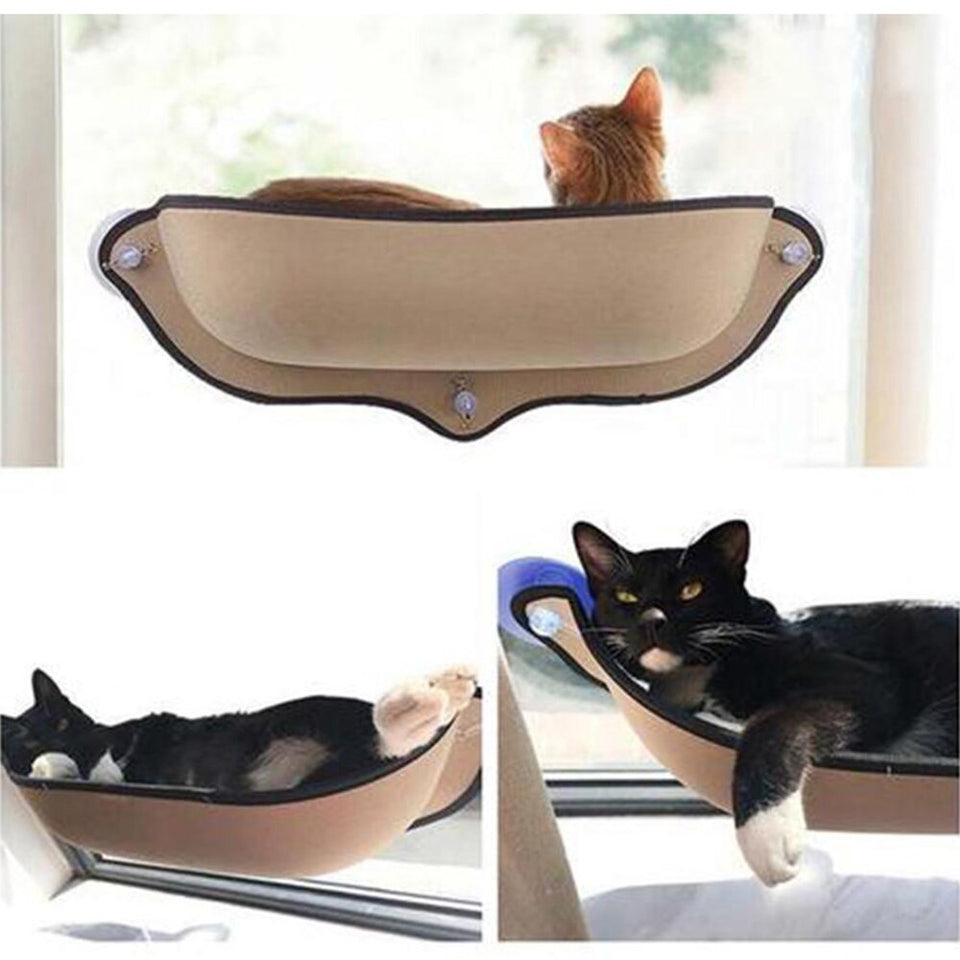 cat hammock, cat window hammock, window perch for cats, window seat for cats