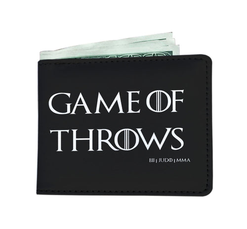 Game Of Throws Brazilian Jiu Jitsu Judo MMA Mens Wallet