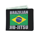 Brazilian Jiu Jitsu Flag 2 BJJ Mens Wallet Brazilian Jiu-Jitsu BJJ Brazilian Jiu Jitsu Wallet