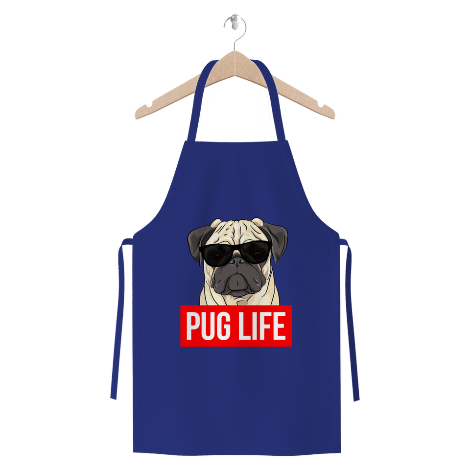 Pug Life - Pug Lover ﻿Premium Jersey Apron