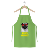 Pug Wars Return Of The Pug ﻿Premium Jersey Apron Pug Wars Return Of The Pug ﻿Premium Jersey Apron