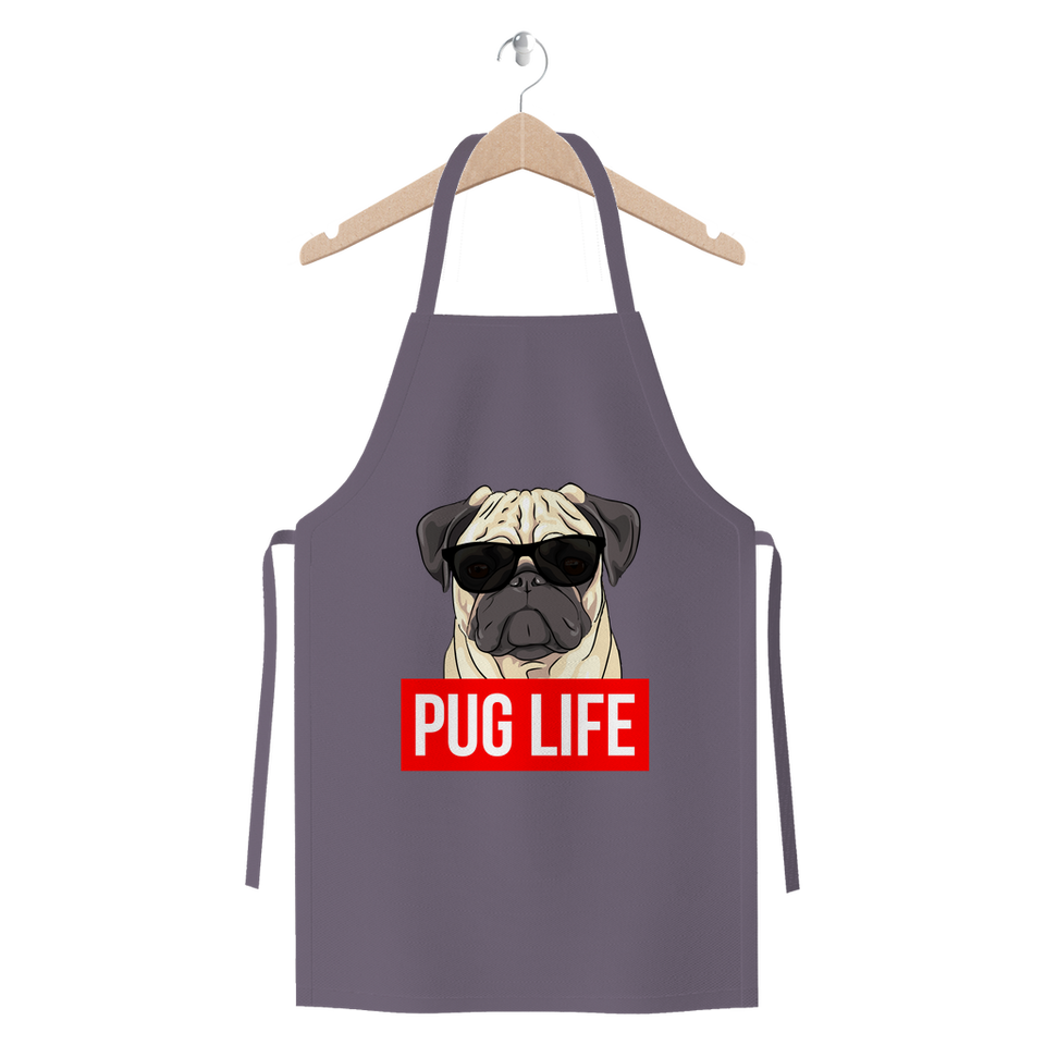 Pug Life - Pug Lover ﻿Premium Jersey Apron