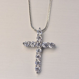 Silver Cross Necklace cross necklace, mens cross necklace, cross necklace for women