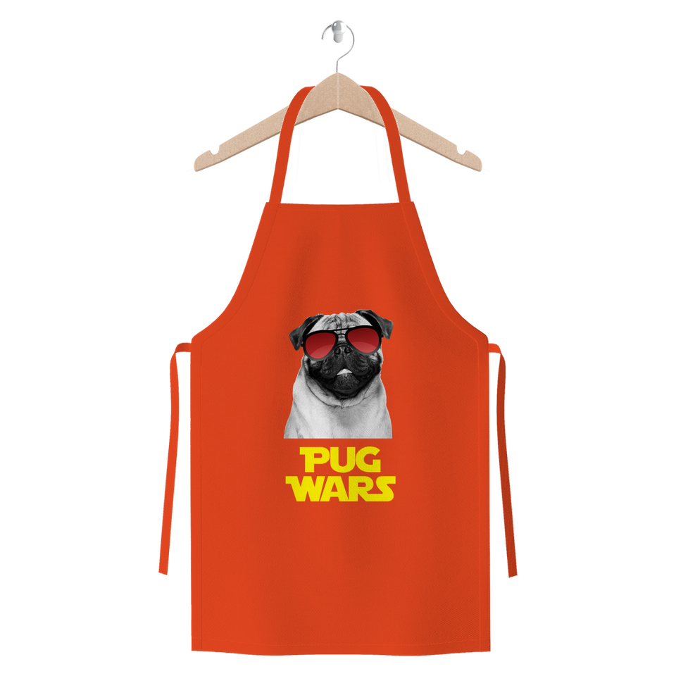 Pug Wars Return Of The Pug ﻿Premium Jersey Apron