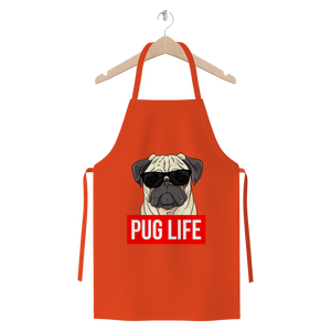 Pug Life - Pug Lover ﻿Premium Jersey Apron Pug Life - Pug Lover ﻿Premium Jersey Apron